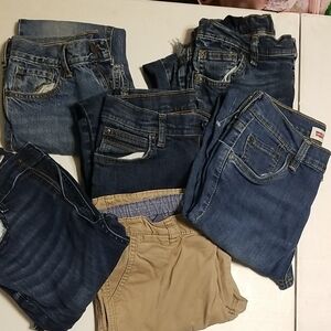 Cat & Jack Blue and Tan Pants